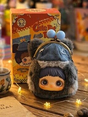 Maymei Cute Pet Little Pocket Series Plush Coin Purse / Bag Charm (Beret Cowboy)